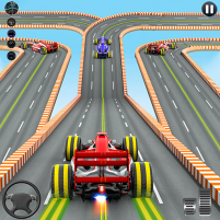 formula car stunt racing games