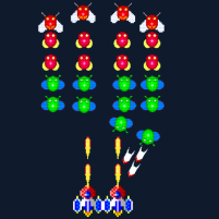 galaxiga retro space shooter