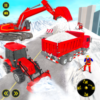 grand snow excavator games 3d