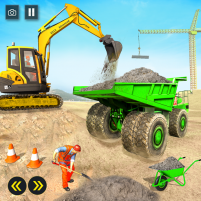 heavy excavator simulator game