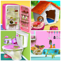 home clean design girl games