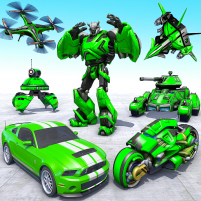 jet robot flying car game 3d