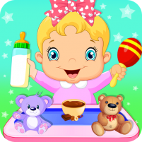 nursery baby care taking care of baby game