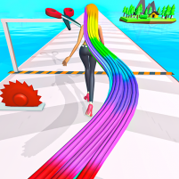 perfect long hair walk race 3d