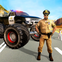 police monster truck car games scaled