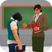 school intelligent teacher 3d