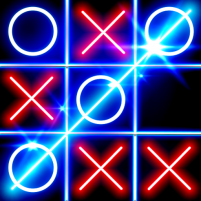 tic tac toe glow