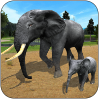 wild elephant family simulator