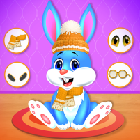 bunny friend rabbit dress up scaled