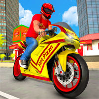 city pizza home delivery 3d