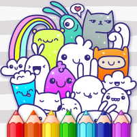 doodle coloring book for kids