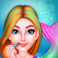 mermaid princess makeup salon