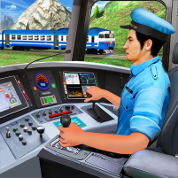 modern train driving simulator scaled