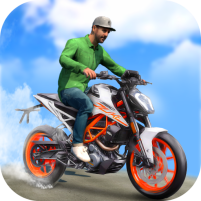 motorbike sim stunt driving