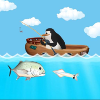 penguin fishing scaled