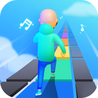 piano run colorful tiles hop