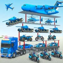 police plane transporter game