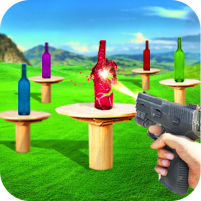 real bottle shooter game