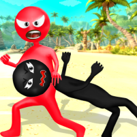 super hero stickman fight game