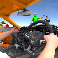 taxi driving game car game