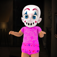 baby in pink horror house game scaled