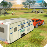 camper van truck driving games