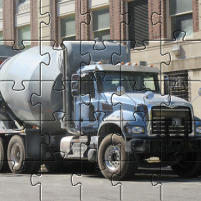 concrete mixer truck puzzles