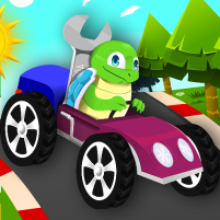 fun kids car racing game