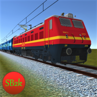 indian train crossing 3d