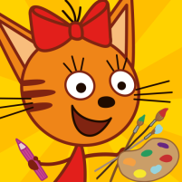 kid e cats draw color games