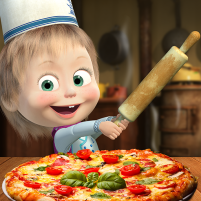 masha and the bear pizza maker