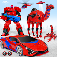 police camel robot car game