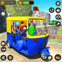 rickshaw driving tourist game