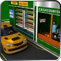 shopping mall car driving game