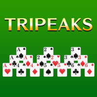 tripeaks solitaire card game