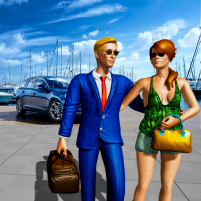 virtual businessman billionaire family adventure