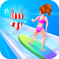 aquapark surfer：fun music run