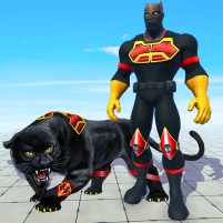 black flying panther superhero