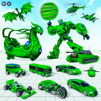 dragon robot game flying car