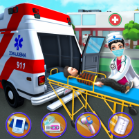 emergency ambulance rescue sim