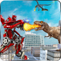 power robot vs dinosaur war 3d