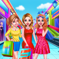 shopping mall girls dress up