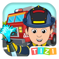 tizi town kids firetruck games