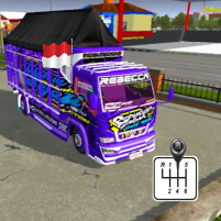 canter truk oleng simulator