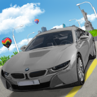 driver bmw i8 night city racer