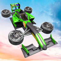 flying formula car race game