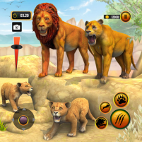 lion games 3d jungle king sim