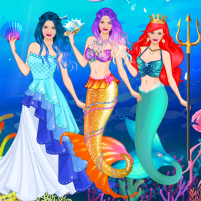 mermaid princess dress up