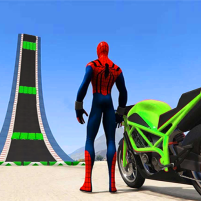 superhero tricky bike stunt gt