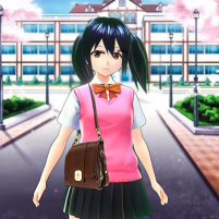 anime high school girl 3d sim